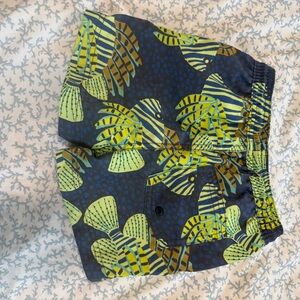 Tea Collection Blue and Green Kids Swim Trunks